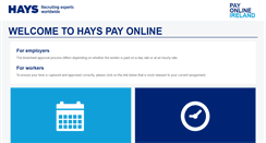 Desktop Screenshot of hayspayonline.ie